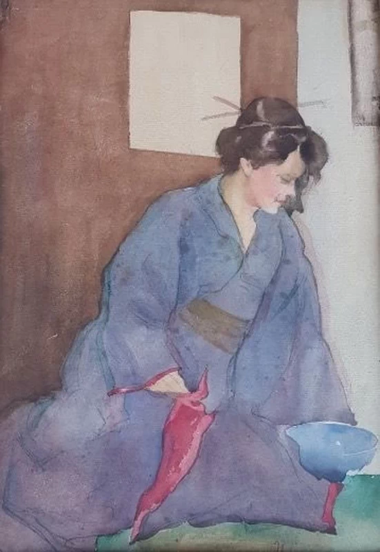Ritratto di giovane geisha